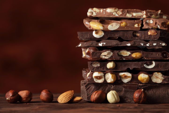 nuts dark chocolate